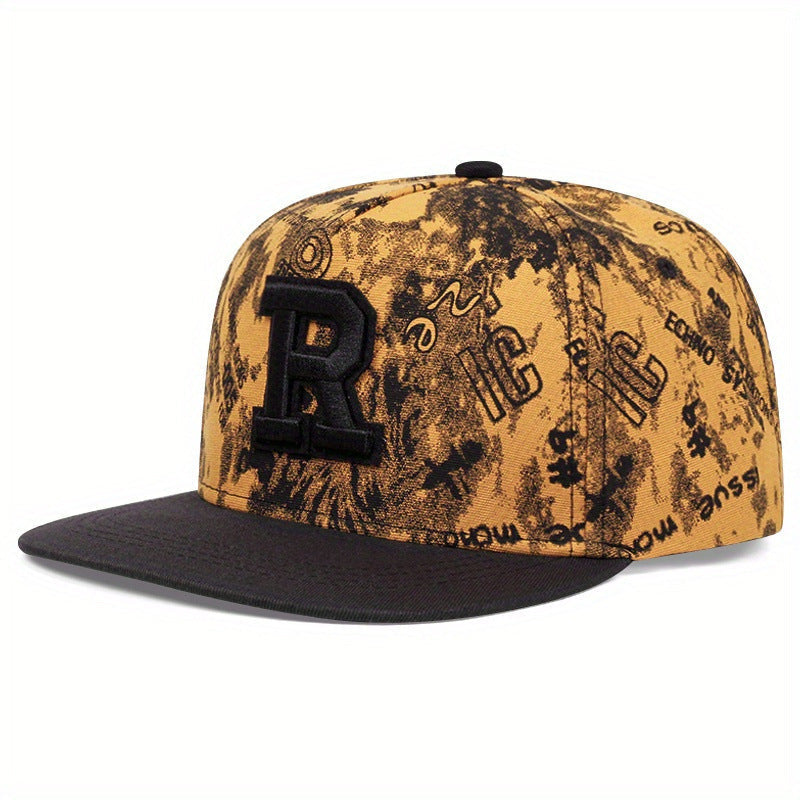 European And American R Letter Embroidery Fashion Street Hip Hop Hat Gobuy Fashion