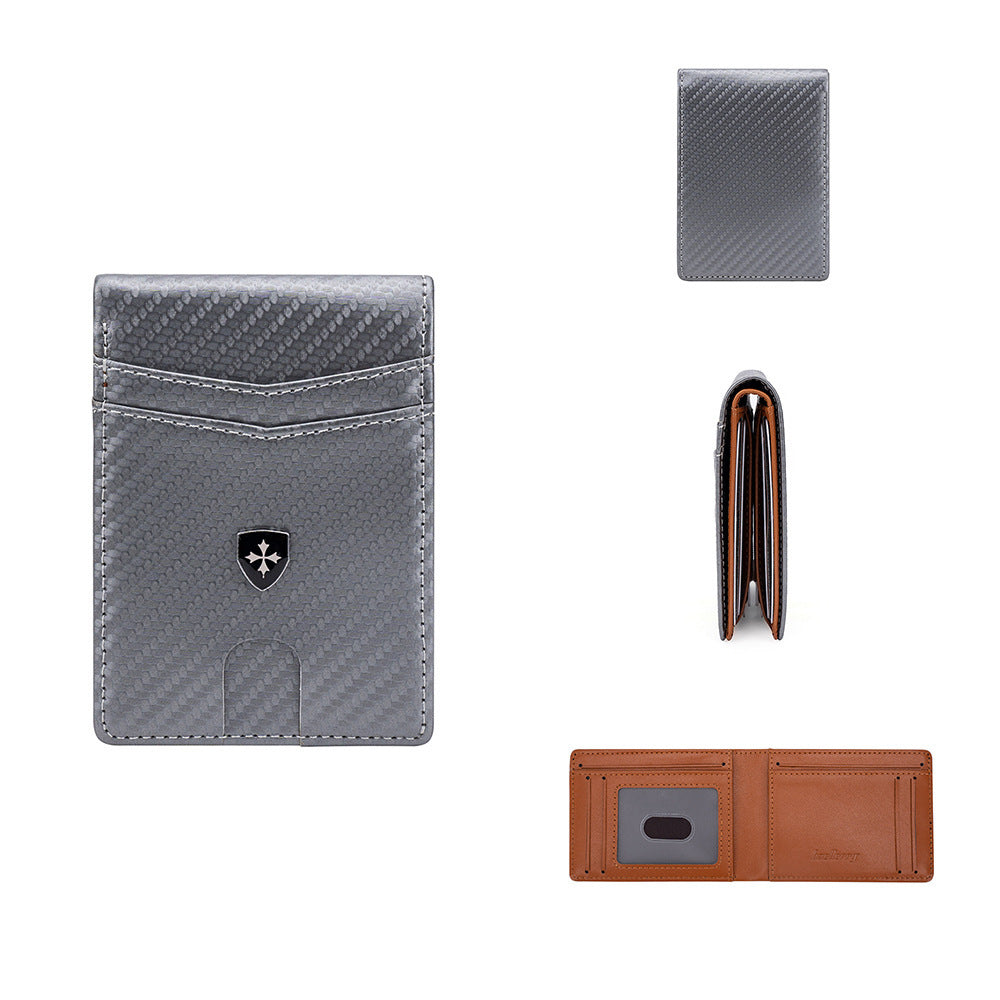 New Men's Wallet Short And Simple Two Fold GO Buy
