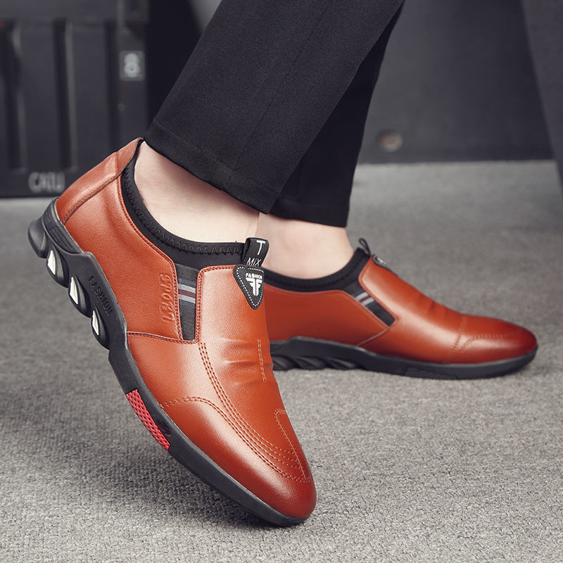 Leather Shoes Mens Leather Spring New Mens Business GO Buy