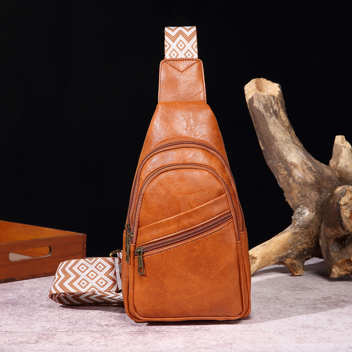 European And American Retro Casual Solid Color Women's Cross-body Bag GO Buy