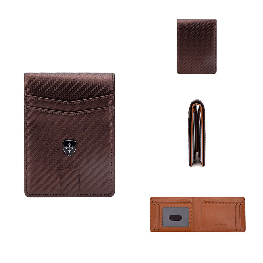 New Men's Wallet Short And Simple Two Fold GO Buy