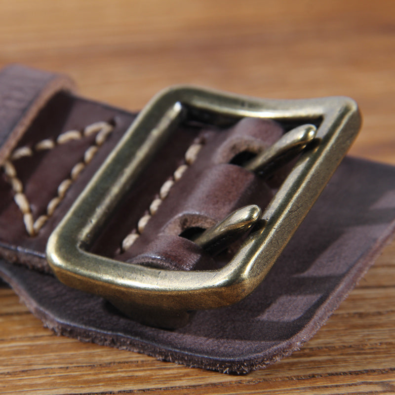 First Layer Cowhide Pure Copper Belt Men's GO Buy