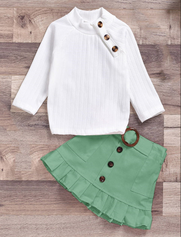 Pure cotton pit strip children's suit GO buy