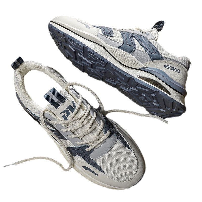 New Casual Running Tourism Thick Bottom Heightened Sneakers Men's Gobuy Fashion