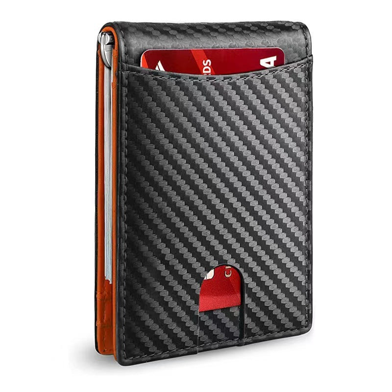 Leather Multifunctional Card Sleeve Microfiber Wear-resistant Rfid Anti-theft Swiping GO Buy