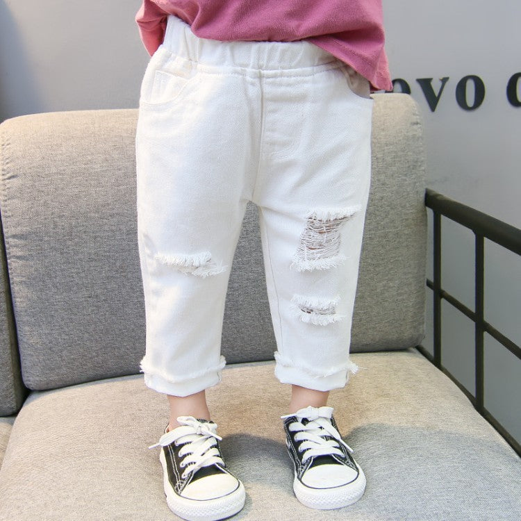 Baby girl ripped jeans GO buy