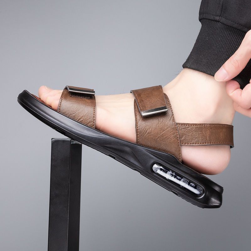 Casual Platform Beach Shoes Men's Summer Wear Dual-use Gobuy Fashion