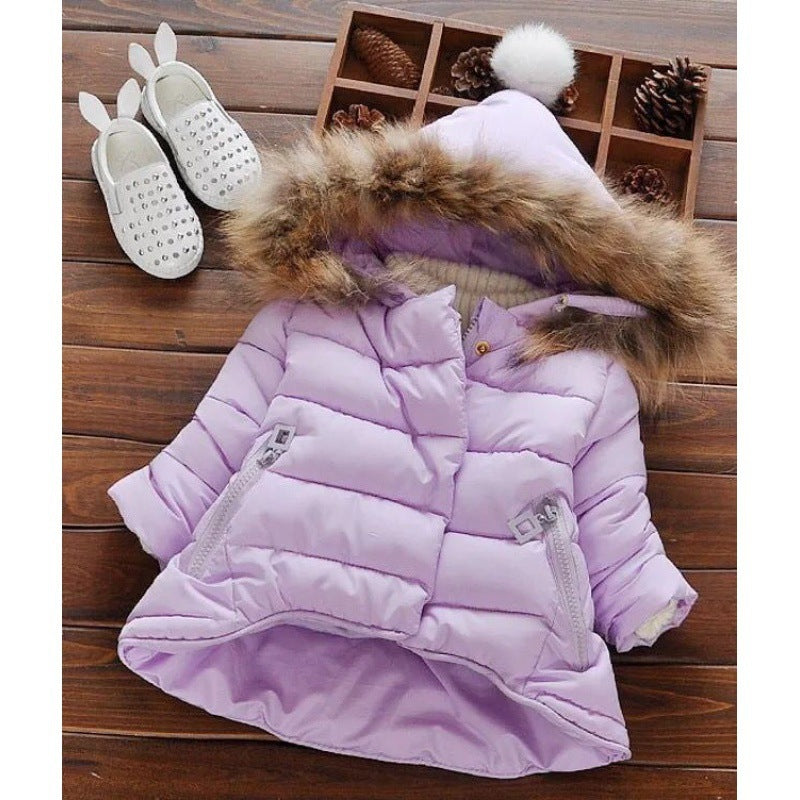 Warm Fluffy Winter Fleece jacket for Girls GO buy