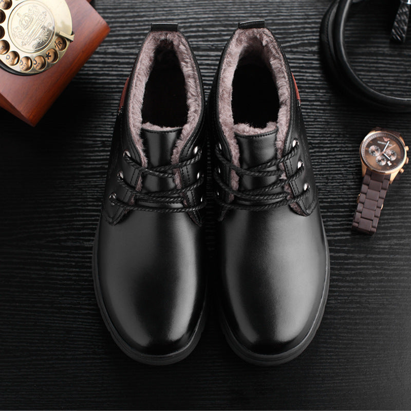 Plush and thick warm shoes for men GO Buy