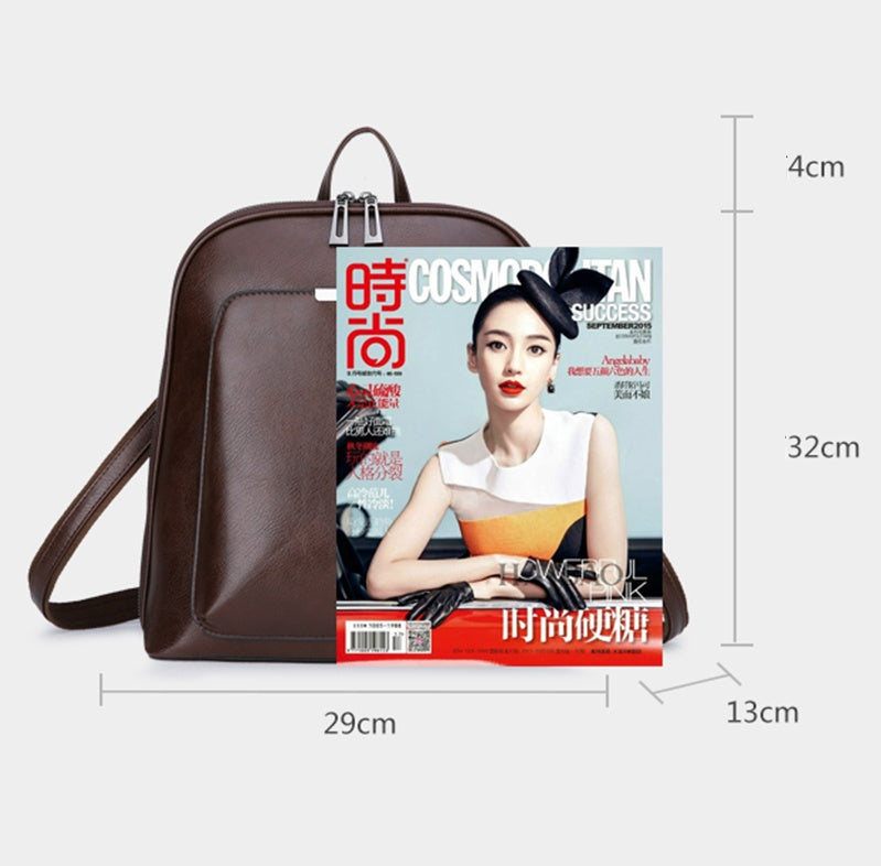 Wild PU leather backpack GO Buy