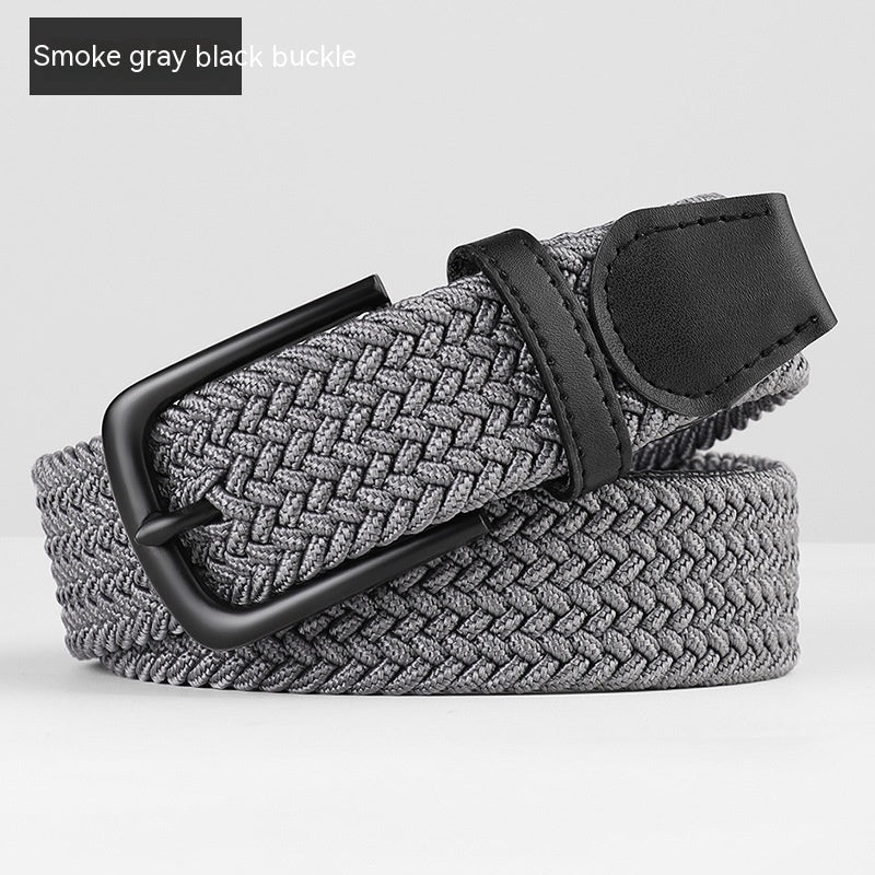 Woven Leather Belt Men's Pant Women's Jeans GO Buy
