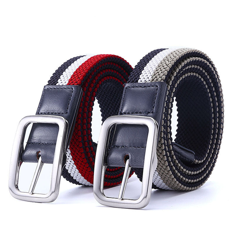Men's Belt With Elastic Woven Japanese Buckle GO Buy