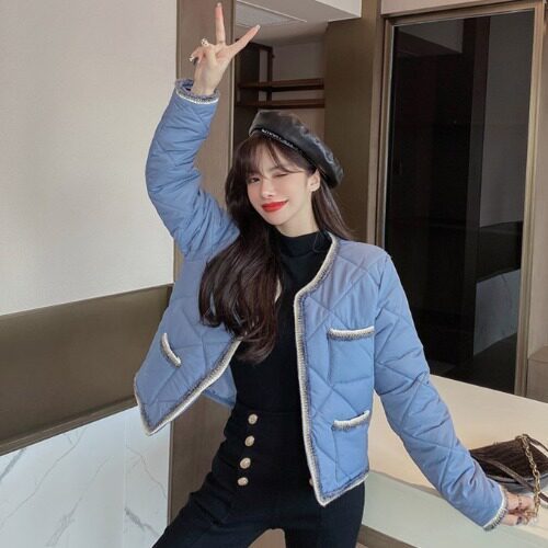 Long Sleeved Cotton Jacket Temperament Fashion All Match Short Jacket GO Buy