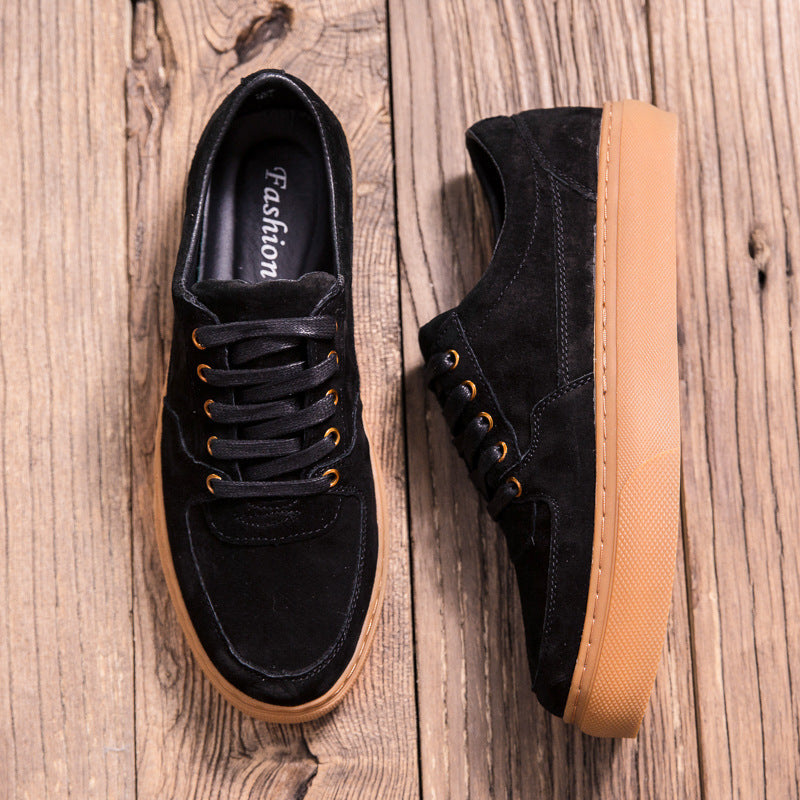 Men's Shoes New Soft Leather Casual Leather Shoes Fashion Sneakers GO Buy