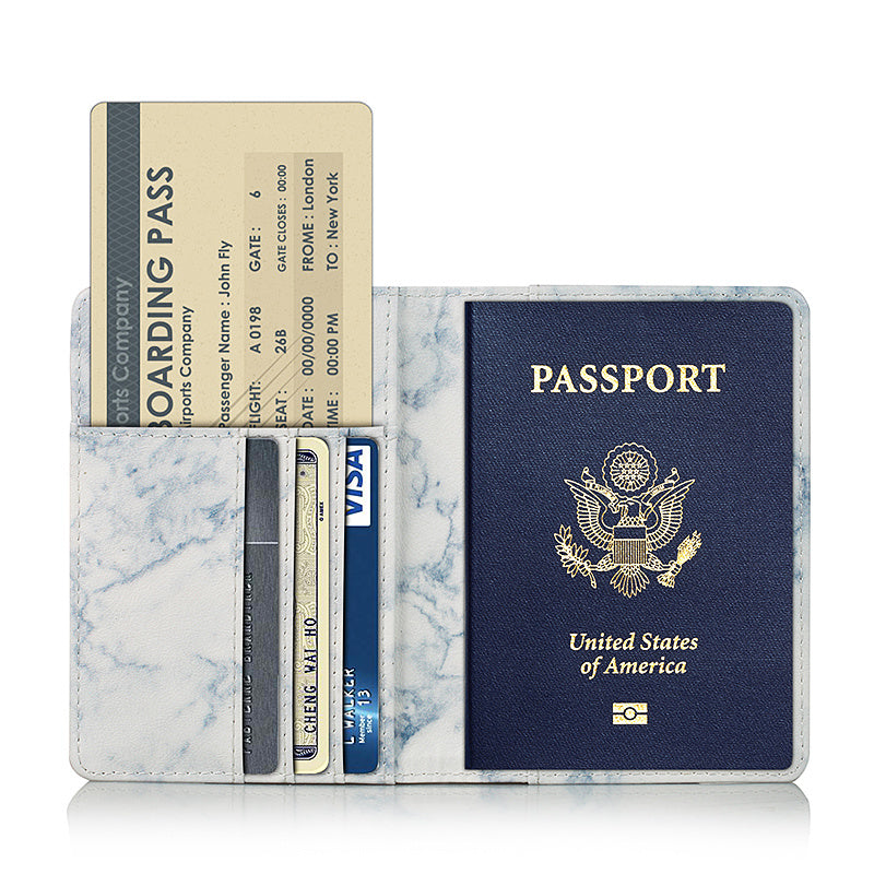 Passport Bag Protective Cover Multi-Function Ticket Holder Wallet Credit Card Document Bag GO Buy