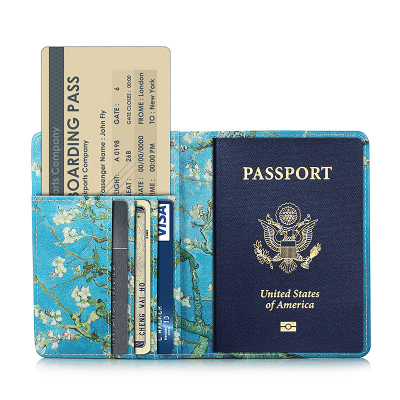 Passport Bag Protective Cover Multi-Function Ticket Holder Wallet Credit Card Document Bag GO Buy