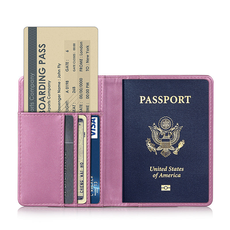 Passport Bag Protective Cover Multi-Function Ticket Holder Wallet Credit Card Document Bag GO Buy