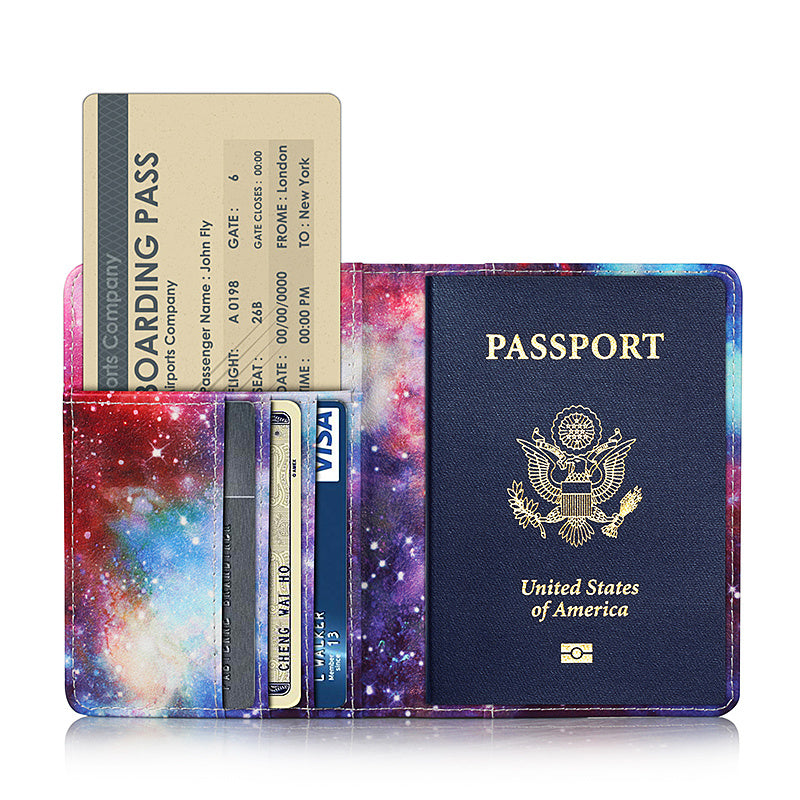 Passport Bag Protective Cover Multi-Function Ticket Holder Wallet Credit Card Document Bag GO Buy