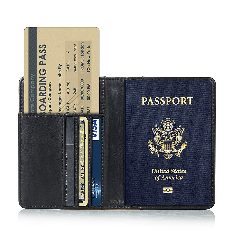 Passport Bag Protective Cover Multi-Function Ticket Holder Wallet Credit Card Document Bag GO Buy
