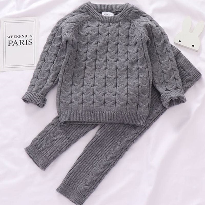 Kids Sweaters Baby Boy Girl Winter knit Sweater Pants GO buy