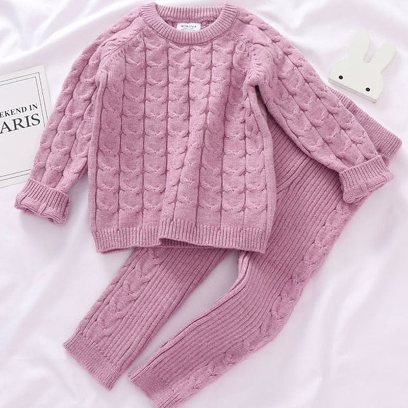 Kids Sweaters Baby Boy Girl Winter knit Sweater Pants GO buy