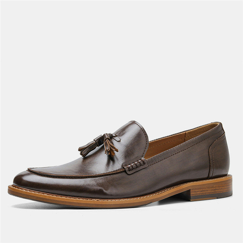 Men Casual Shoes Leather Loafers Business Dress Formal Shoes GO Buy