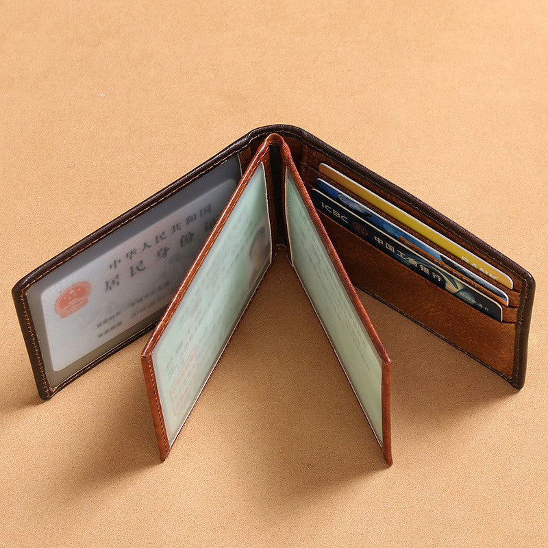 Multifunctional Card Holder Leather Driver's License Protection Card Holder GO Buy