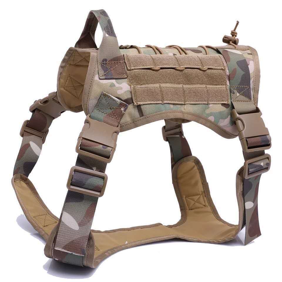 Military Tactical Dog Harness Service Working Pet Dog GO Buy