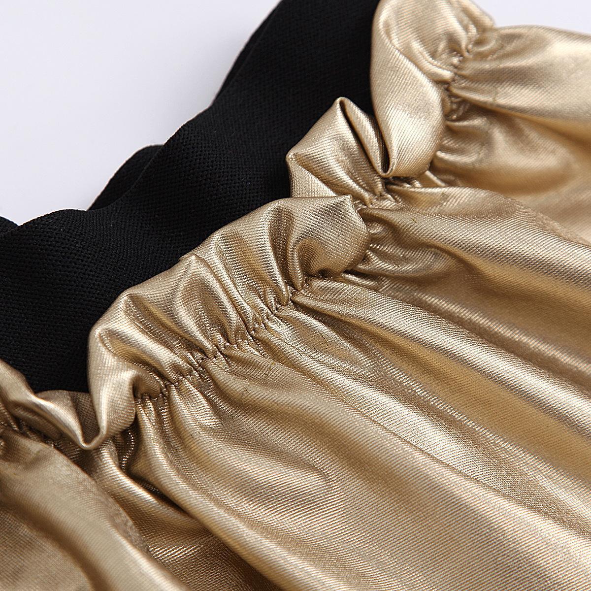 Girls PU Leather Short Skirt Suit GO buy