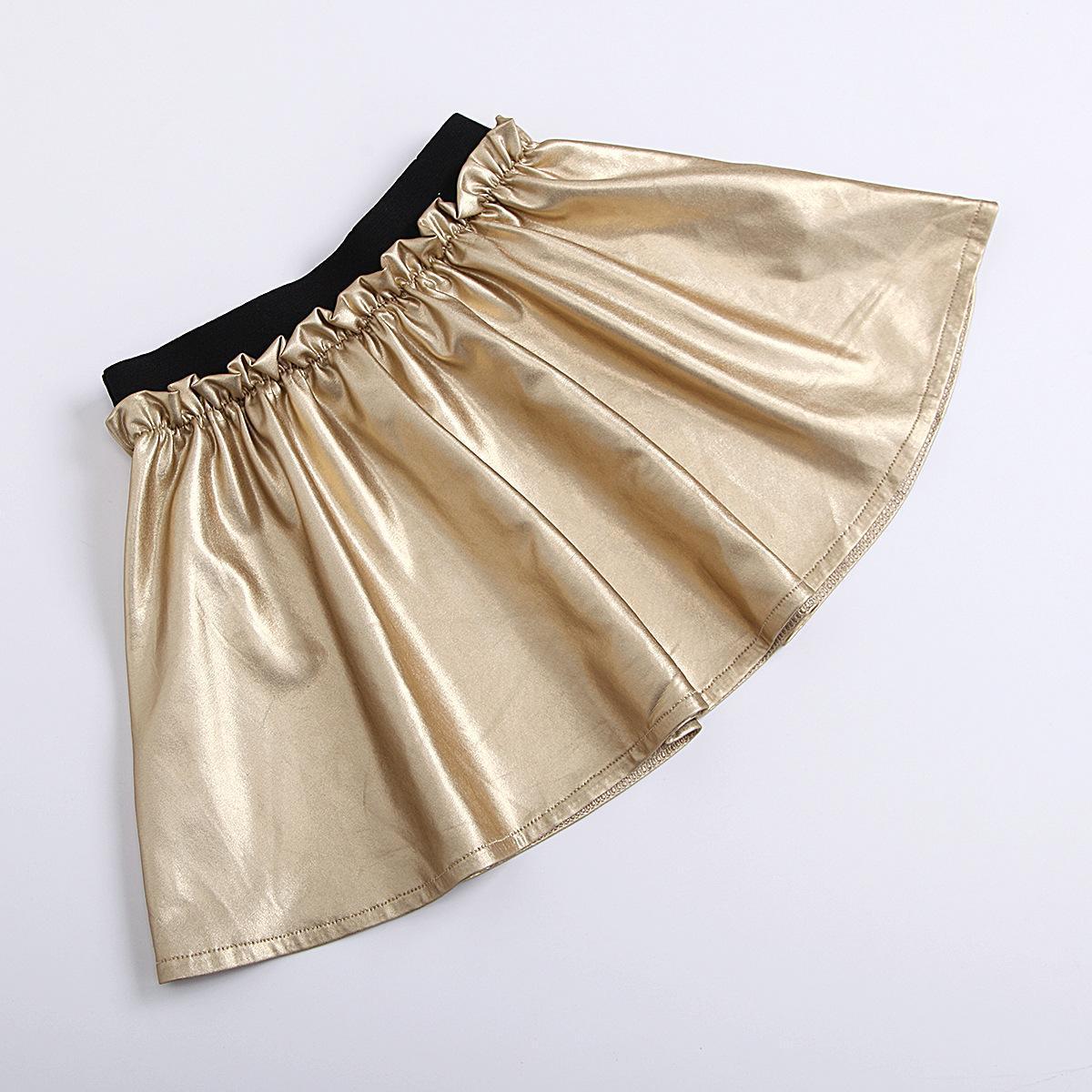 Girls PU Leather Short Skirt Suit GO buy