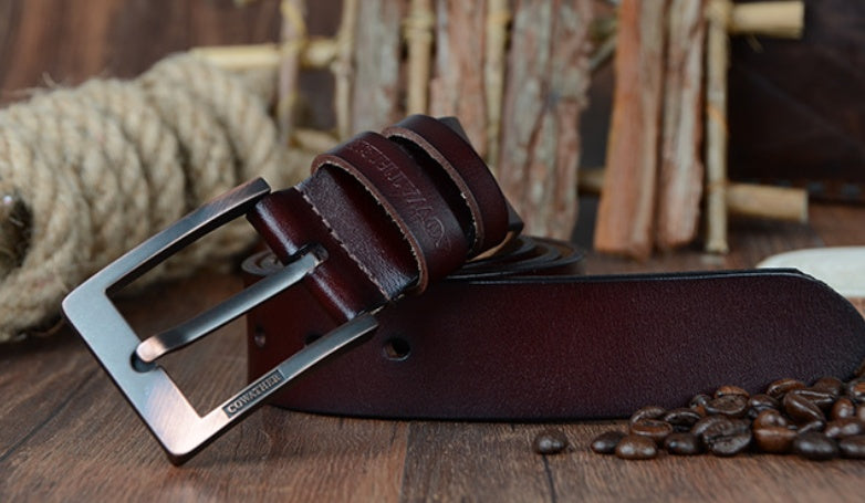 Men's leather belt GO Buy
