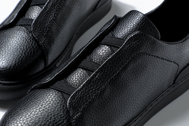 Soft Bottom Soft Surface Short Casual New Men's Leather Shoes GO Buy
