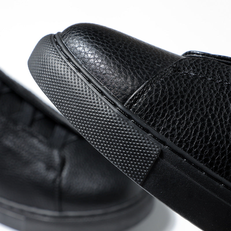 Soft Bottom Soft Surface Short Casual New Men's Leather Shoes GO Buy