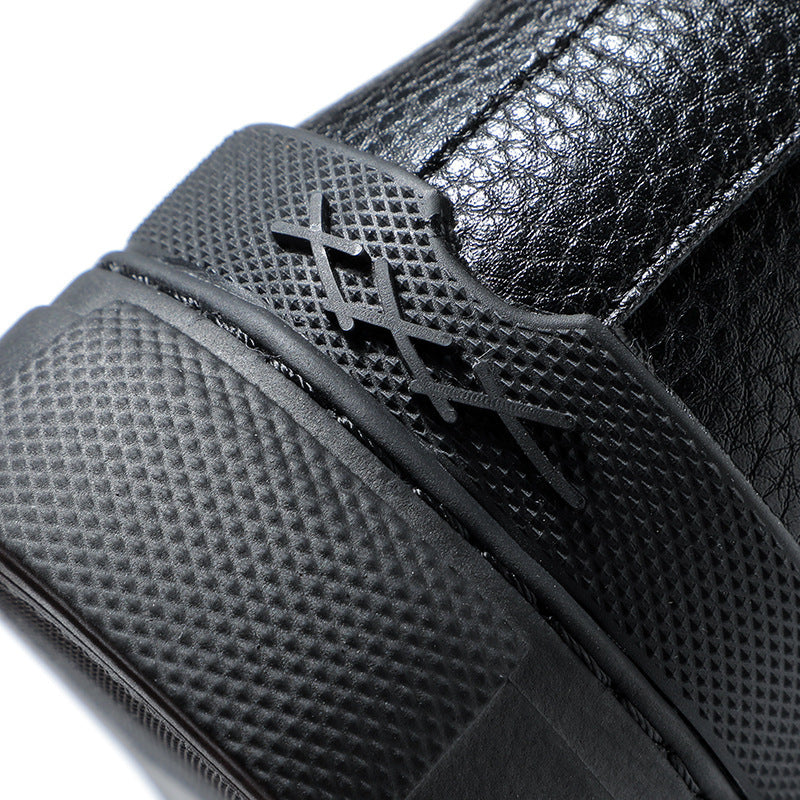 Soft Bottom Soft Surface Short Casual New Men's Leather Shoes GO Buy