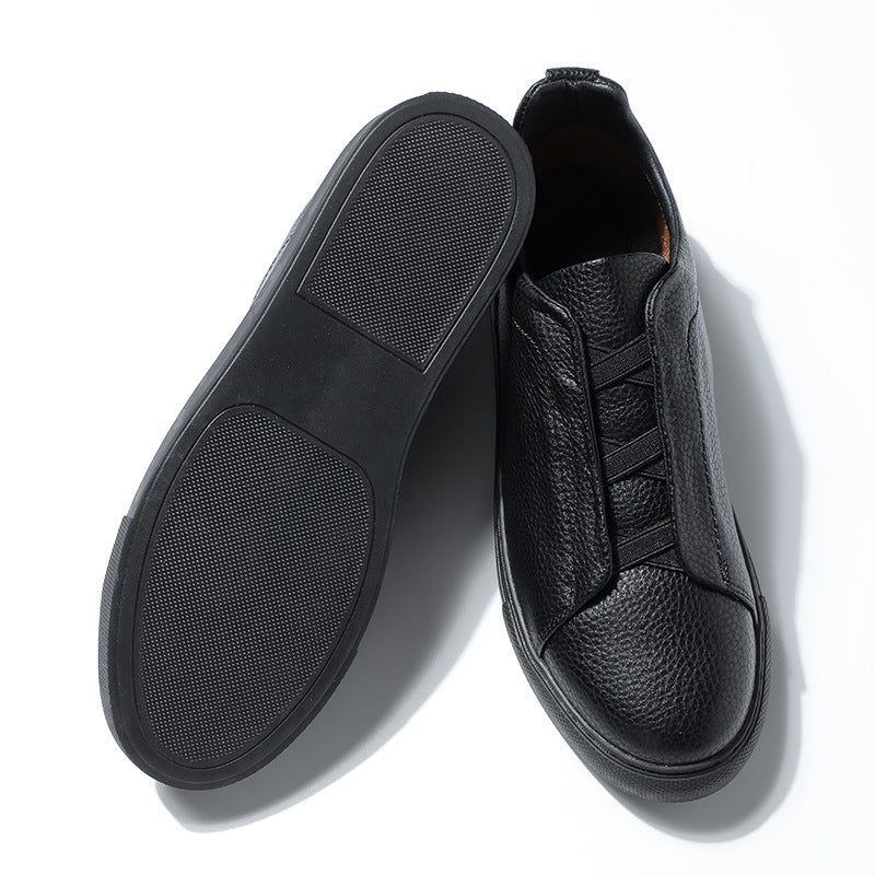 Soft Bottom Soft Surface Short Casual New Men's Leather Shoes GO Buy