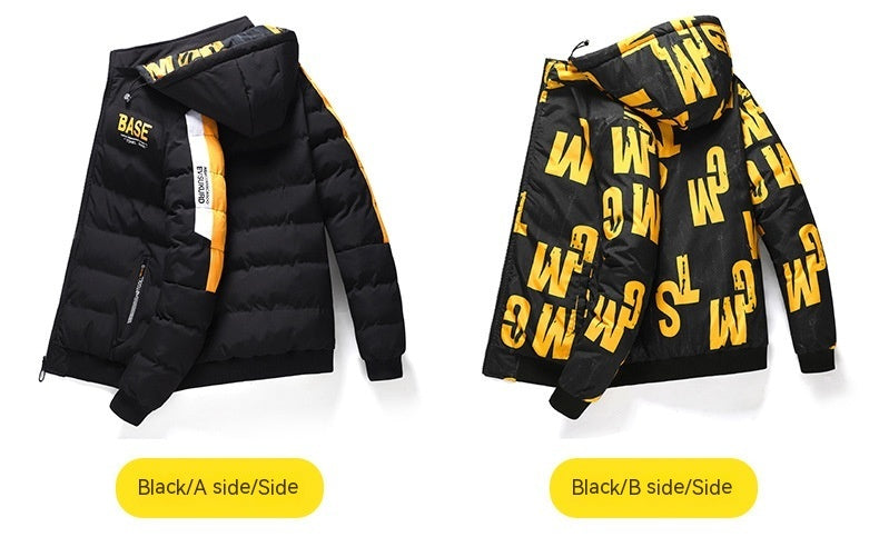 Winter Cotton-padded Men's Thickened Coat Jacket GO Buy