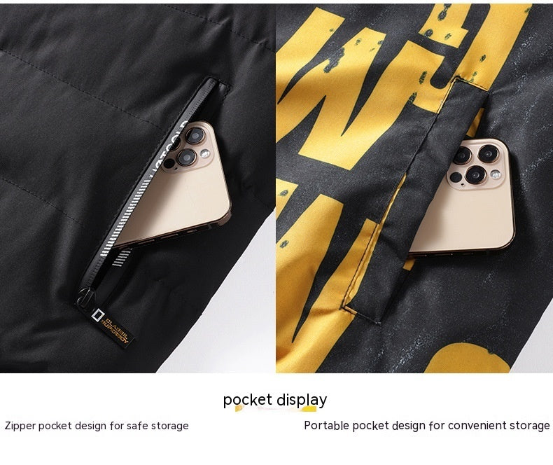 Winter Cotton-padded Men's Thickened Coat Jacket GO Buy