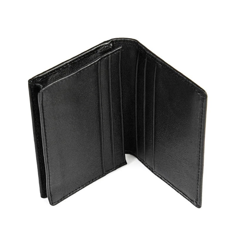 Leather Anti-magnetic RFID Anti-theft Swiping Change Document Package Card Holder GO Buy