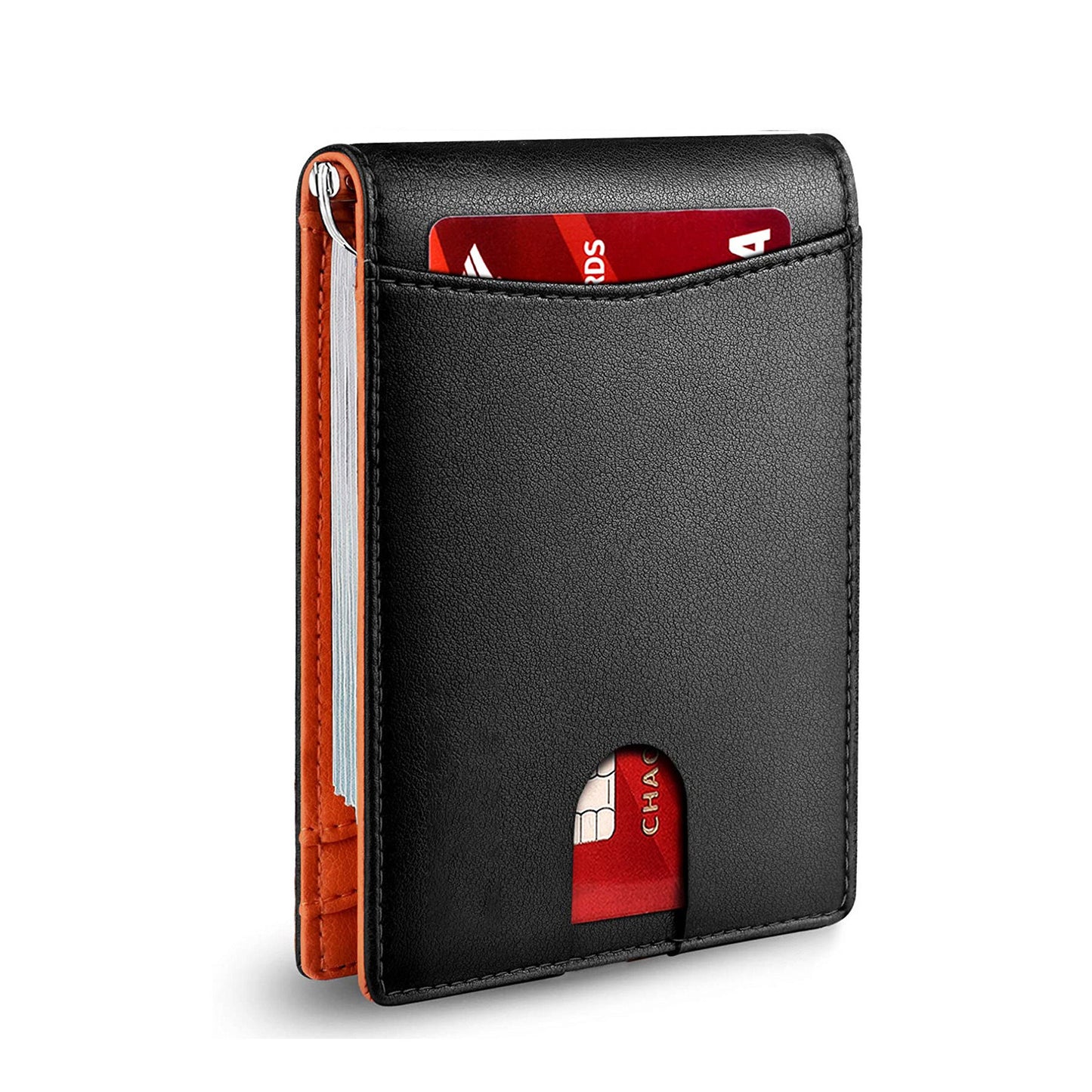 Leather Multifunctional Card Sleeve Microfiber Wear-resistant Rfid Anti-theft Swiping GO Buy