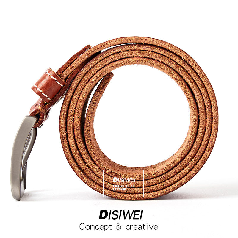 Washed leather belt GO Buy