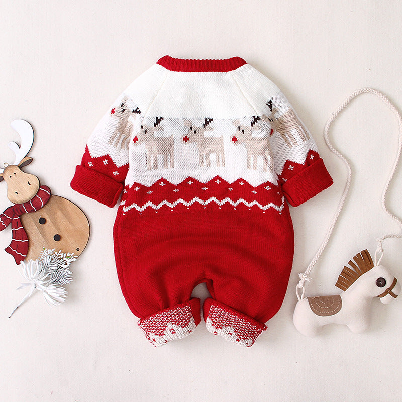 Children's Christmas Elk One-piece GO buy