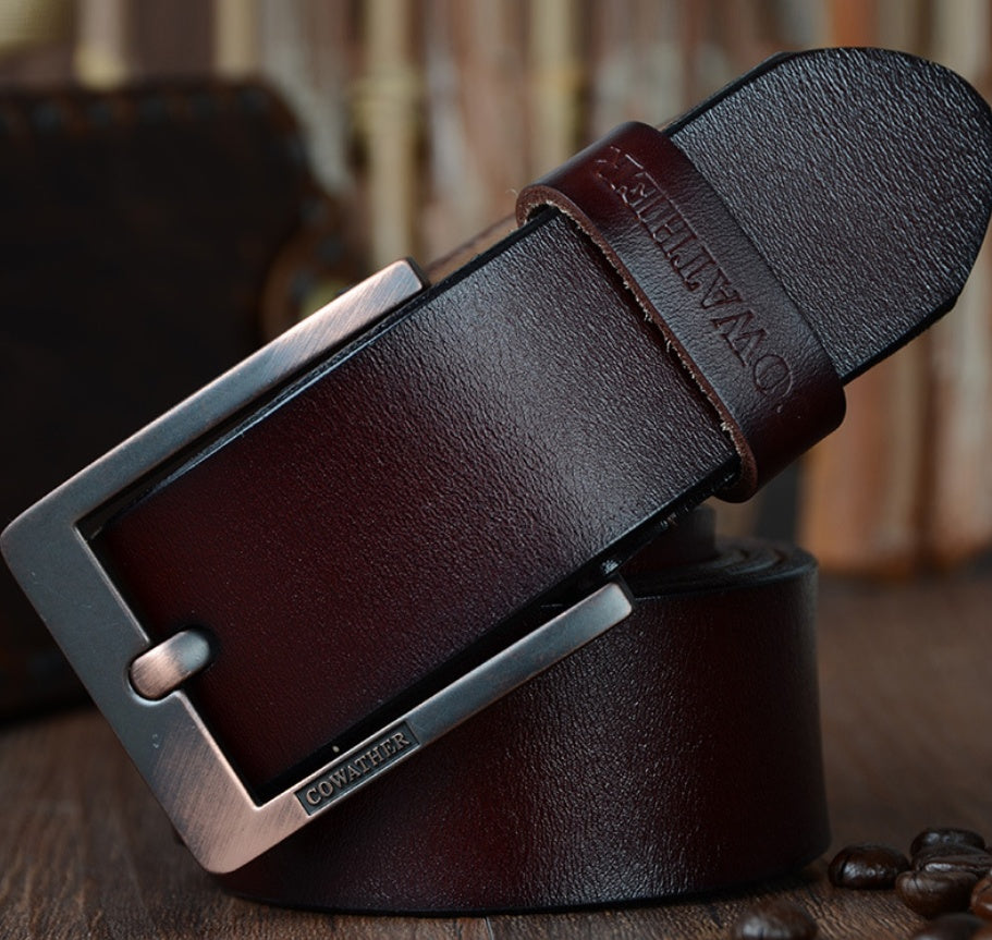 Men's leather belt GO Buy