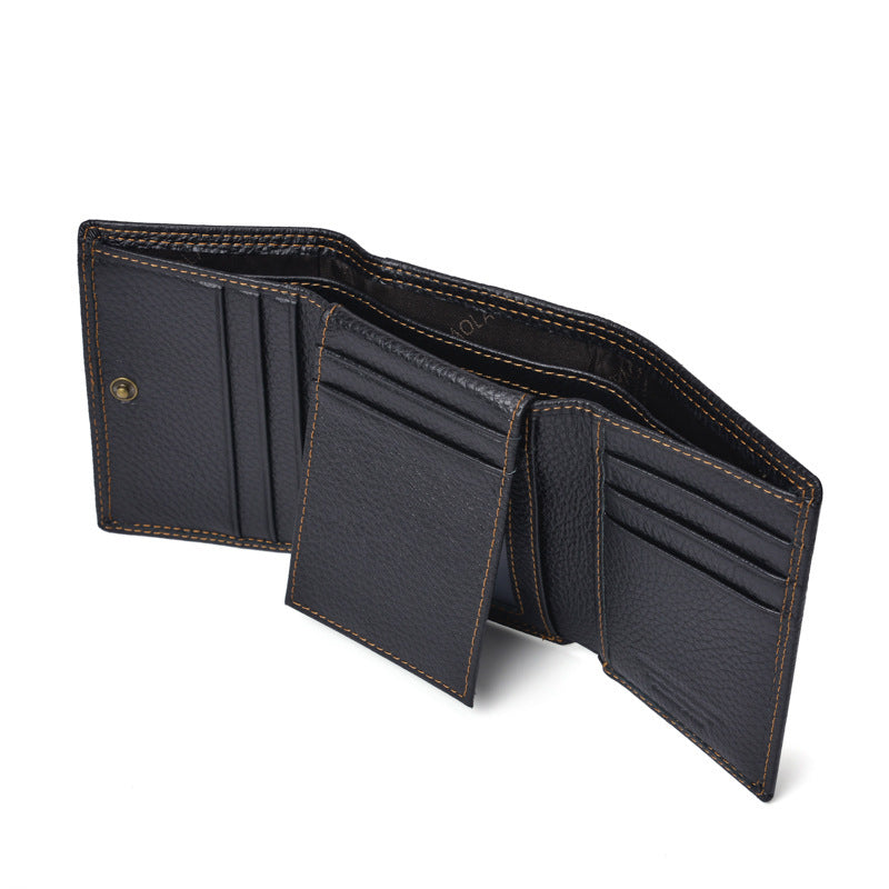 Men Fashion Leather Shield Anti Theft Wallet GO Buy