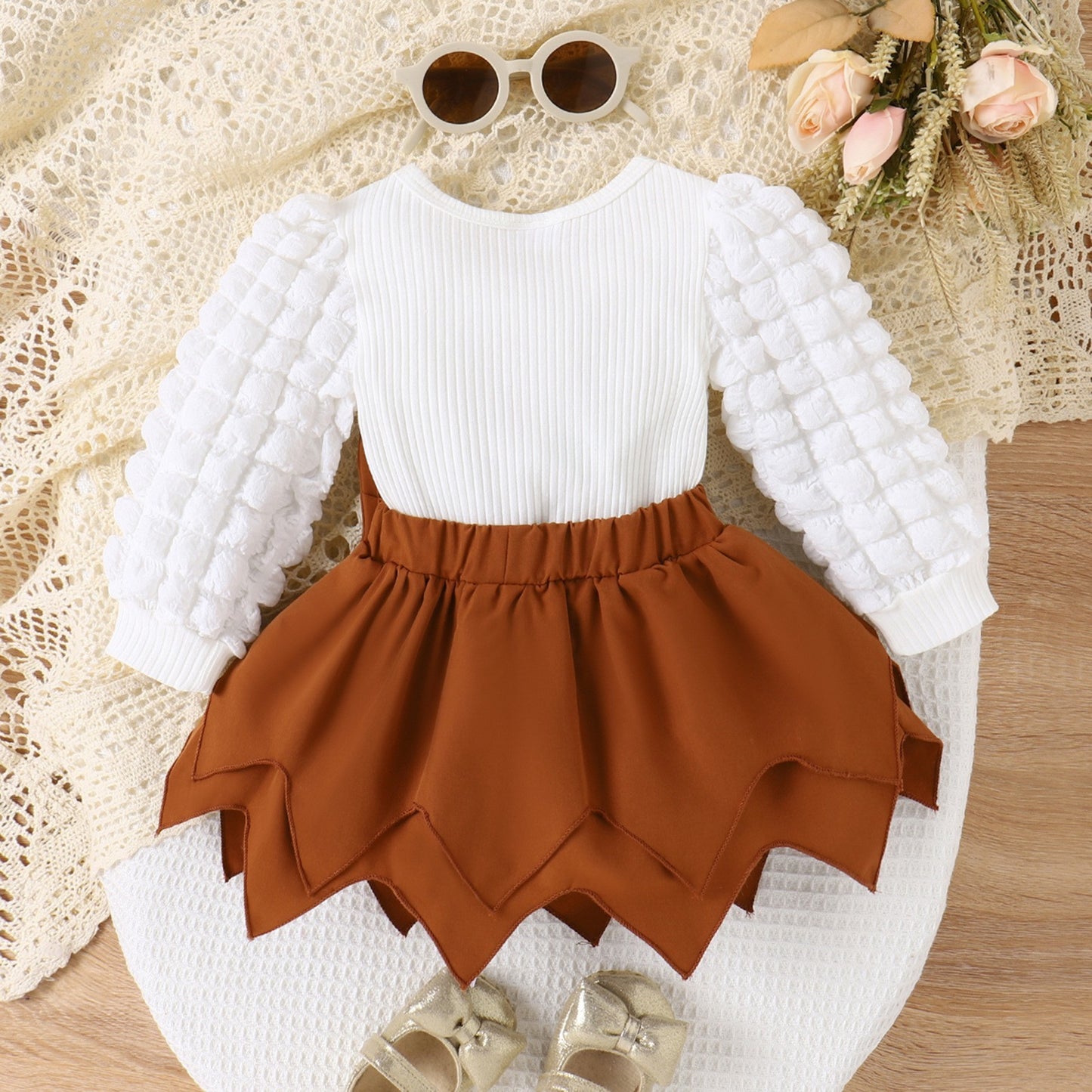 Fashion Irregular Skirt For Girls Suit GO buy