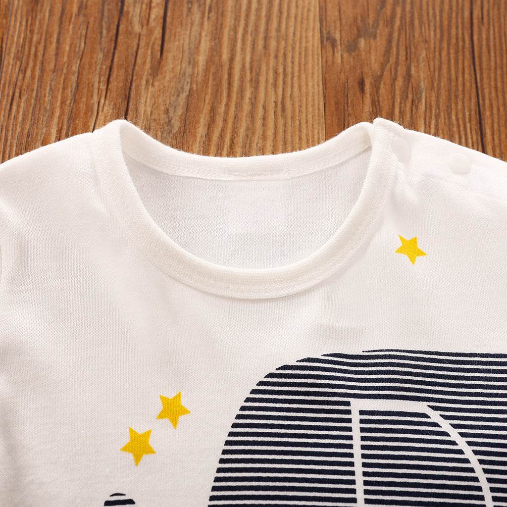 Long-Sleeved Cotton Korean Male And Female Baby Animal Crawling Clothes GO buy