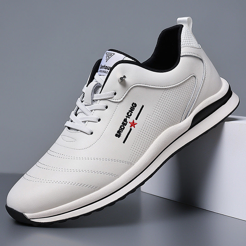 Youth British Style Breathable Soft Leather Men's Casual Leather Shoes GO Buy