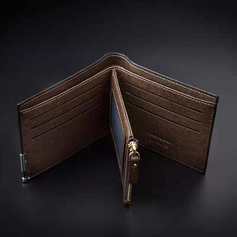 Multifunctional Zipper Business Youth Card Case Student Wallet GO Buy
