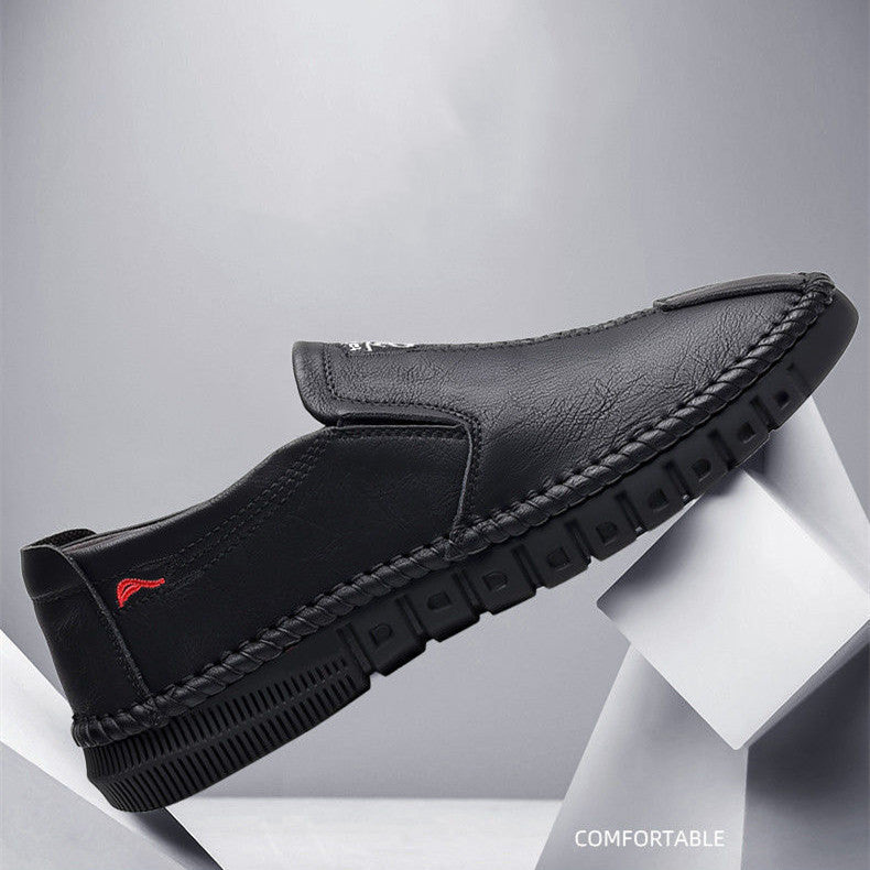 Young Men's Business Soft-soled Casual Genuine Leather Shoes GO Buy