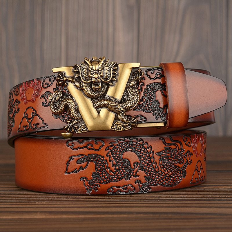 Men's leather belt GO Buy