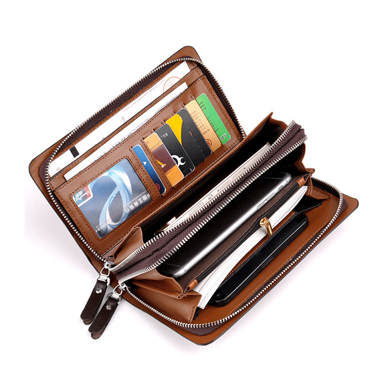Pure Color Kangaroo Men's Business Casual Clutch GO Buy